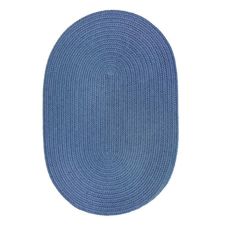 August Grove® Smyth Hand Braided Marina Blue Indoor/Outdoor Area Rug